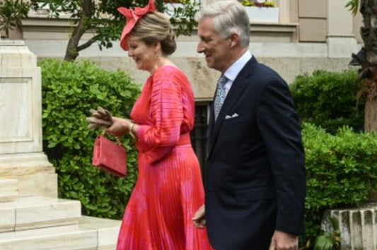 The Belgian royal couple begins a three-day visit to Greece